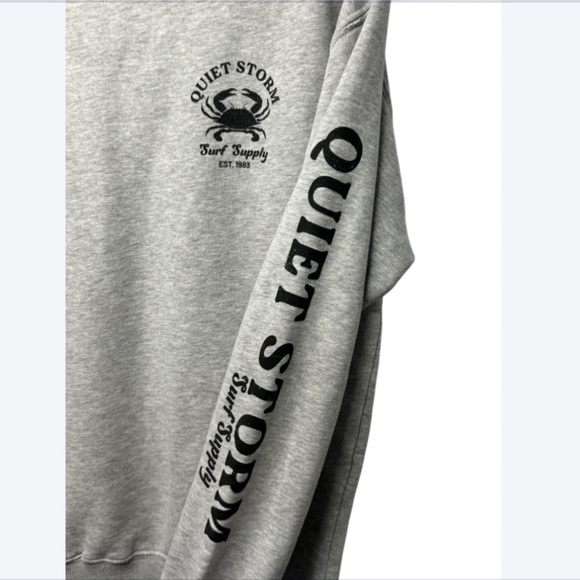 🌊 Quiet Storm Surf Shop Crewneck Sweatshirt – Youth XS - Picture 4 of 5
